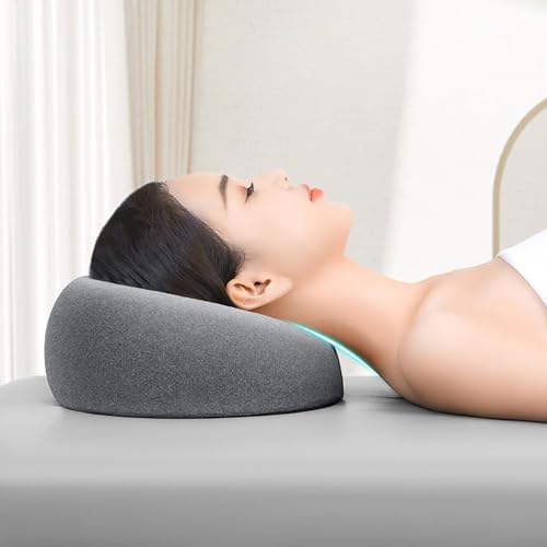 Memory Foam Face Cushion, Soft and Delicate Sponge Pillow Beauty Bed Lying Support, Ergonomic Design for Comfortable Relaxing Sleep with Hollow Ventilation Holes, for Beauty Bed