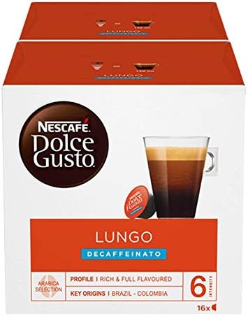 Nescafe Dolce Gusto Lungo Decaf 112g - Pack of 2