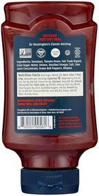 Sir Kensington's Classic Ketchup, From Whole Tomatoes, No High Fructose Corn Syrup, Gluten Free, Certified Vegan, Non- GMO Project Verified, Shelf-Stable, 20 oz