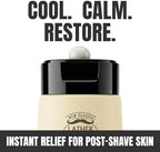 Lather & Wood Unscented Aftershave Balm for Men – Soothes Razor Burn, Hydrates & Restores Skin – Alcohol Free, Non-Greasy Formula - 2oz