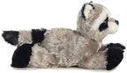 Aurora® Adorable Mini Flopsie™ Rascal™ Stuffed Animal - Mini Companions Ready for Playful Adventures - for Kids All Ages, Toddlers, Adults, and Families - Gray 8 Inches