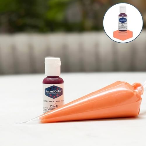 AmeriColor Peach Soft Gel Paste Food Color, .75 oz