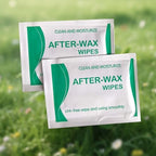 After Wax Wipes 30pcs - Post Hair Removal Oil Wipes for Effortless Residue Removal & Skin Calming with Aloe & Prunus Oil - Refill Pack for Face and Body Treatment
