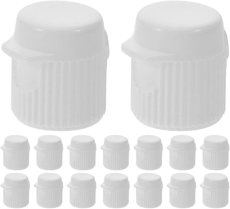 Toothpaste Cap Flip Lid Self-Closing Toothpaste Cover for Travel Compact Plastic Tops for Ointments Creams