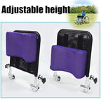 Straight Positioning Pillow Accessories,Portable Adjustable Wheelchair Headrest,Wheelchair Accessories Breathable Neck Support,Red