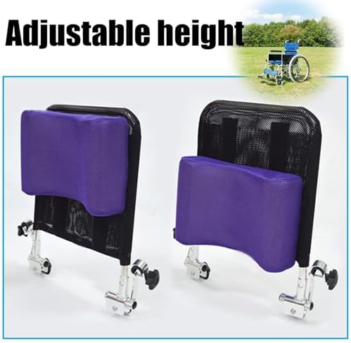 Straight Positioning Pillow Accessories,Portable Adjustable Wheelchair Headrest,Wheelchair Accessories Breathable Neck Support,Red