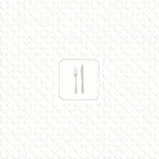 IHR 16 Luxury Paper Luncheon Napkins- Giorno Festivo Cutlery (Silver)