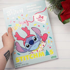 2025 Lilo and Stitch Christmas Advent Calendar, Chocolate Candy Inside, 24 Day Holiday Countdown Activity, 1.76 Ounces