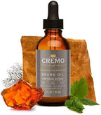 Cremo Beard Oil, Vintage Suede (Reserve Collection), 1 Fl Oz - Restore Natural Moisture and Soften Your Beard To Help Relieve Beard Itch