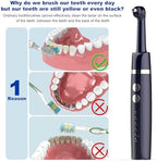 Tooth Polisher,Teeth Polishing Kit for Daily Cleaning,Polishing Then Whitening of Tooth (Professional Toothpaste Include),USB Rechargeable Dental Polisher with LED Light,6 Heads,5 Speed Modes
