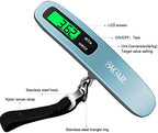 BAGAIL Digital Luggage Scale, 110lbs Hanging Baggage Scale with Backlit LCD Display, Portable Suitcase Weighing Scale, Travel Luggage Weight Scale with Hook, Strong Straps for Travelers