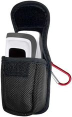 Fingertip Pulse Oximeter Case with Carabiner, Black Nylon Carrying Pouch, Suitable for travel or home(only case)