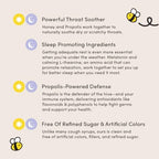 Beekeeper's Naturals Kids Honey Cough Syrup – Day & Night Value Pack – Immune Support with Elderberry, Vitamin C, D, Propolis & Raw Honey – Soothing, Clean Ingredients – Two Pack, 2 x 4 fl oz
