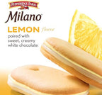 Pepperidge Farm Milano White Chocolate Lemon Flavored Cookies, 7 Oz Bag (Pack of 2)