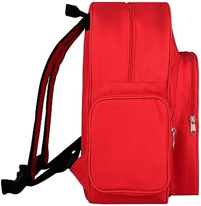 Red Emergency Bag First Aid Backpack Empty Medical First Aid Bag Treatment First Responder Trauma Bags for Camping Cycling Outings Daycare