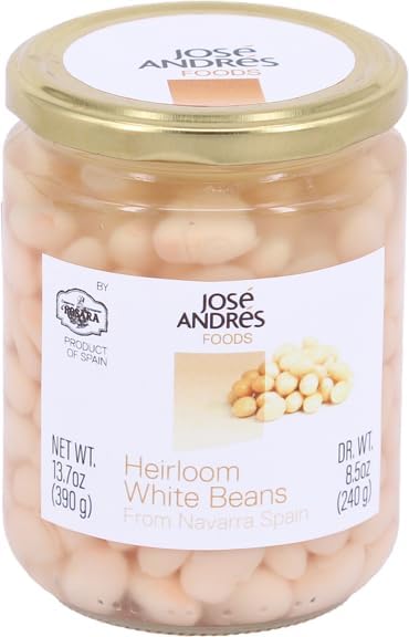 José Andrés Heirloom White Beans, 13.7 oz