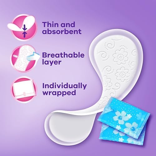 Always Panty Liners for Women Daily Liners, Regular Absorbency, Unscented, 216 Count