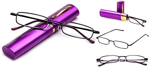 Newbee Fashion Pocket Readers Tube Reading Glasses