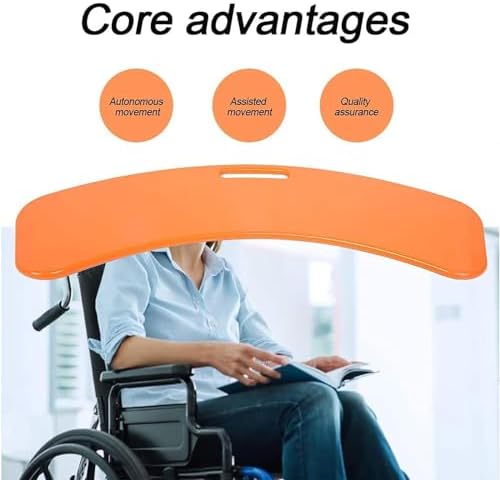 Sliding Transfer Boards for Wheelchair User, Anti Slip Thickened Curved Slide Assist Device, Load Capacity 200kg/440lb for Home and Hospital
