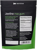 Mayena Jawline Max Gum (Mint) | Ultra-Hard Chewing Gum for High-Intensity Jaw Exercising (40pcs Pack) | Masseter Workout Gum | Helps Build Facial Muscle Strength & Define Jawline