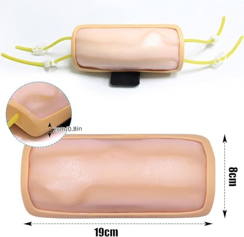 Forearm Venous Puncture Model, Nurses IV Practice Kit , Wearable Arm Injection Training Mold, Taking Blood Training Practice Model, Intramuscular Model, for Training Nurses and Medical Students