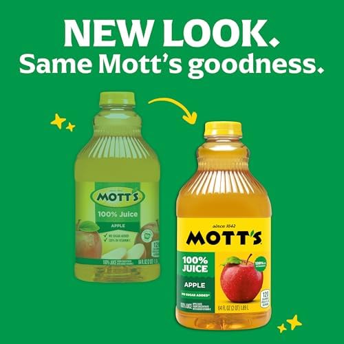 Mott's 100% Original Apple Juice, 64 fl oz bottle