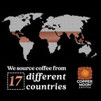 Copper Moon Dark Roast Whole Bean Coffee, Sumatra Blend, 2 Lb