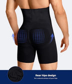 TAILONG Mens Shapewear Tummy Control Underwear Compression Shorts Slimming Body Shaper Leg Boxer Briefs