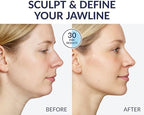 Stylia V Line Lifting Collagen Mask - Lift, Firm & Contour Jawline - Tightening Double Chin Strap with Hyaluronic Acid & Aloe - Neck Tightening and Lifting Mask - Jawline Shaper Face Lift Tape (10PC)