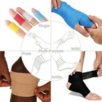 IndigoCase 6 Rolls Self Adhesive Bandage Wrap 2 Inch, CAMO-Mix Color Elastic Athletic Tape, Vet Wrap, Wrist Tape, Small Bandage for Kids, Fingertip, Dog, Pets