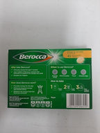 Berocca Energy Vitamin B & C Mango & Orange Flavour Effervescent Tablets 45 Count
