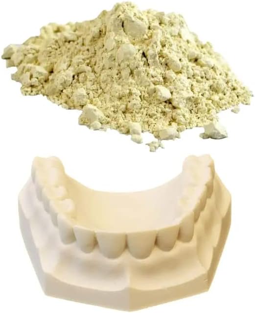 5LB. Yellow Buff Stone - Gypsum Type III – All Purpose Compound- Resalable Mylar Bag – Casting Model Stones – Used in Dental Lab, Arts and Crafts - 5LB Per Bag