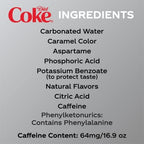 Diet Coke Soda Soft Drink, 16.9 fl oz, 12 Pack