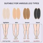 Self Adhesive Gel Pads For Calves, 1 Pair Silicone Leg Onlays Women Leg Corrector For Crooked Or Thin Skinny Legs, Skin-Friendly,Light,300g,Hilarious123