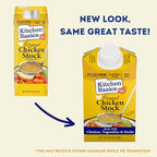 Kitchen Basics Original Chicken Stock, 8.25 oz Carton (Pack of 12) Pantry Staple for Homemade Recipes, Perfect for Gravy or Side Dishes