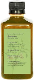 DAANA Sesame Oil for Skin: Certified USDA Organic, Extra Virgin, Cold Pressed (12 fl oz)