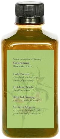DAANA Sesame Oil for Skin: Certified USDA Organic, Extra Virgin, Cold Pressed (12 fl oz)