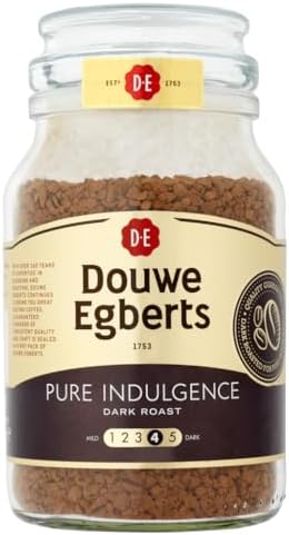 Douwe Egberts Pure Indulgence Instant Coffee (190g) - Pack of 6