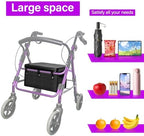 Large Under Seat Rollator Bag,Rollator Walker Basket,Under Seat Bag Or Tote for Four Wheel Rollator,Reusable Basket Carry Insert for Women Men Seniors,Walker Underseat Basket