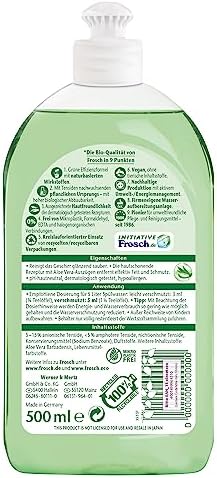 Frosch Aloe Vera Dishwashing Liquid 500ml
