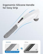 RENPHO Rechargeable Handheld Back Massager, Cordless Electric Neck Massage Tool for Shoulder, Foot, Leg, Calf, Birthday Gifts for Women and Men
