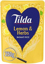 Tilda Microwave Lemon & Herbs Basmati Rice 250g