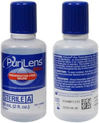 Purilens Mini Preservative-Free Contact Lens Saline 60ml (2 fl. oz.) 6 Pack