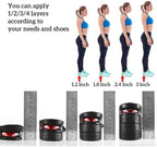Height Increase Insoles 4 Layers, 1.2 to 3 Inches, Universal Non-Slip Air Up Shoe Lifts Half Shoe Inserts, Variable Height Increasing Taller Shoes with Air Cushion for Women and Men, 1 Pair