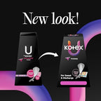 Kotex Daily Thong Liners, Wrapped, Light Absorbency, Regular Length 120 Count (Packaging May Vary)
