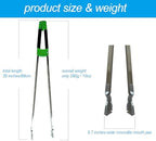 35'' Long Grabber Reacher Tool Heavy Duty, Trash Picker Upper Grabber, Garbage Pick up Sticks, 5.7'' Crocodile Mouth jaw Tested to Grip up to 6 lbs Bricks, Stainless Steel Body, Soft-Grip Handle