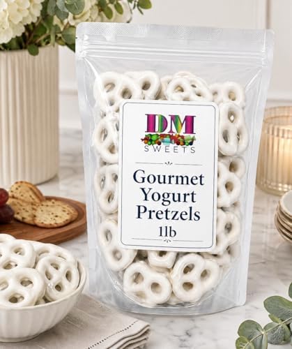 Yogurt Covered Pretzels – 1 lb Resealable Bag | Sweet & Crunchy Snack | Gourmet Yogurt‑Dipped Pretzel Treats | Perfect for Gifting, Parties, Charcuterie Boards & Everyday Snacking