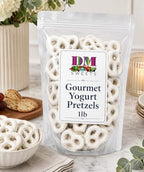 Yogurt Covered Pretzels – 1 lb Resealable Bag | Sweet & Crunchy Snack | Gourmet Yogurt‑Dipped Pretzel Treats | Perfect for Gifting, Parties, Charcuterie Boards & Everyday Snacking