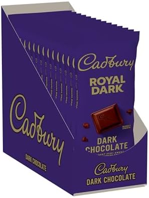 CADBURY ROYAL DARK Dark Chocolate Candy Bars, 3.5 oz (14 Count)