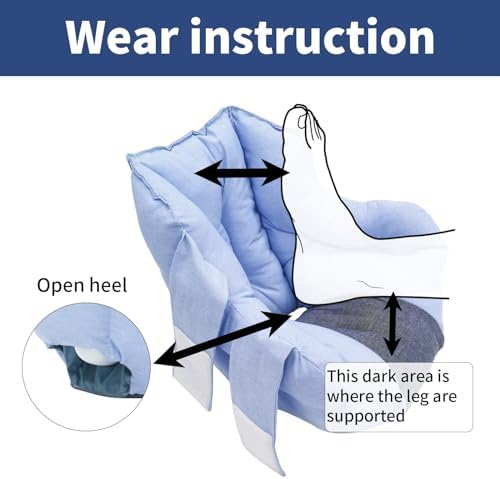 EZ Assistive Heel Protectors Remove Pressure and Bedsores for Healing Therapy of Heel Pressure and Deep Tissue Injury,Heel